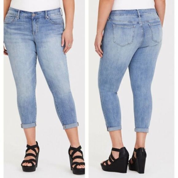 Torrid Cropped Sophia Rapids Skinny‎ Jeans - Picture 1 of 8
